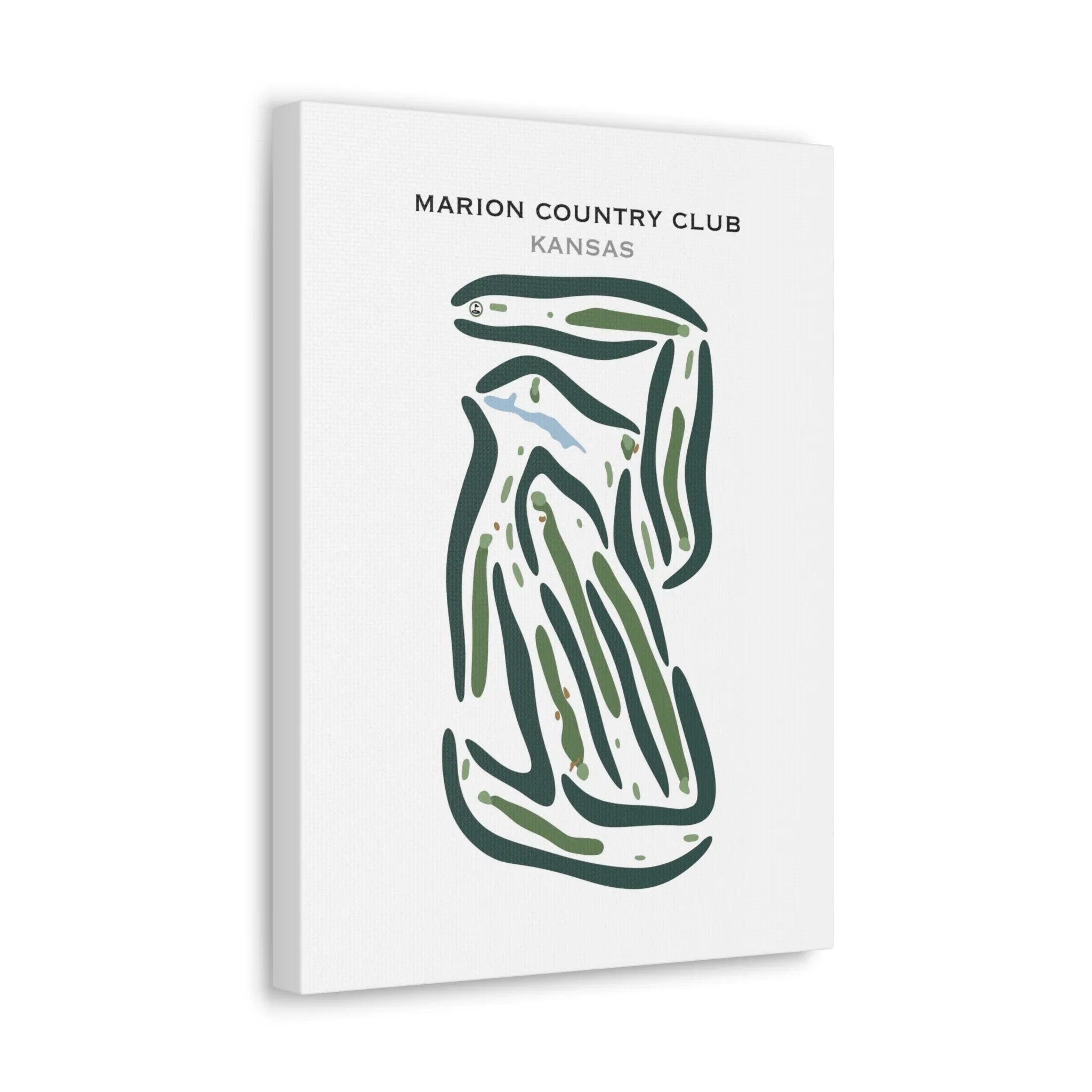Marion Country Club, Kansas - Printed Golf Courses