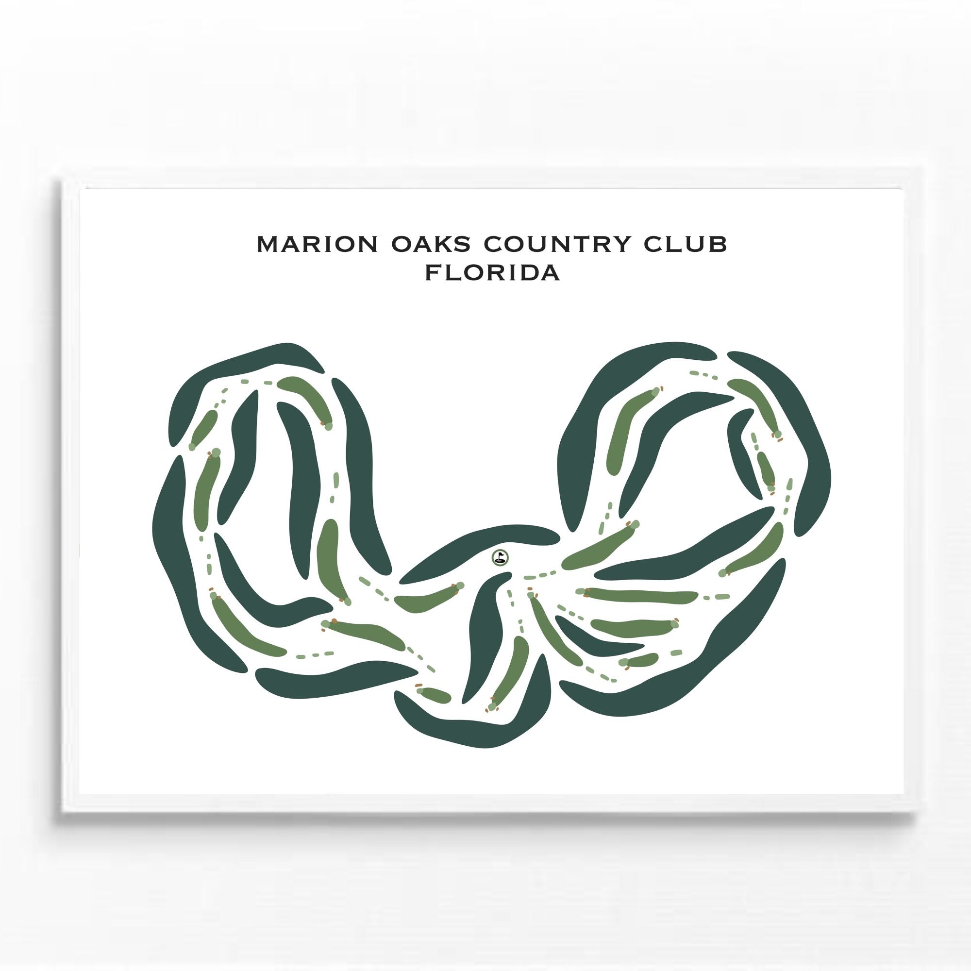 Marion Oaks Country Club, Florida - Printed Golf Courses