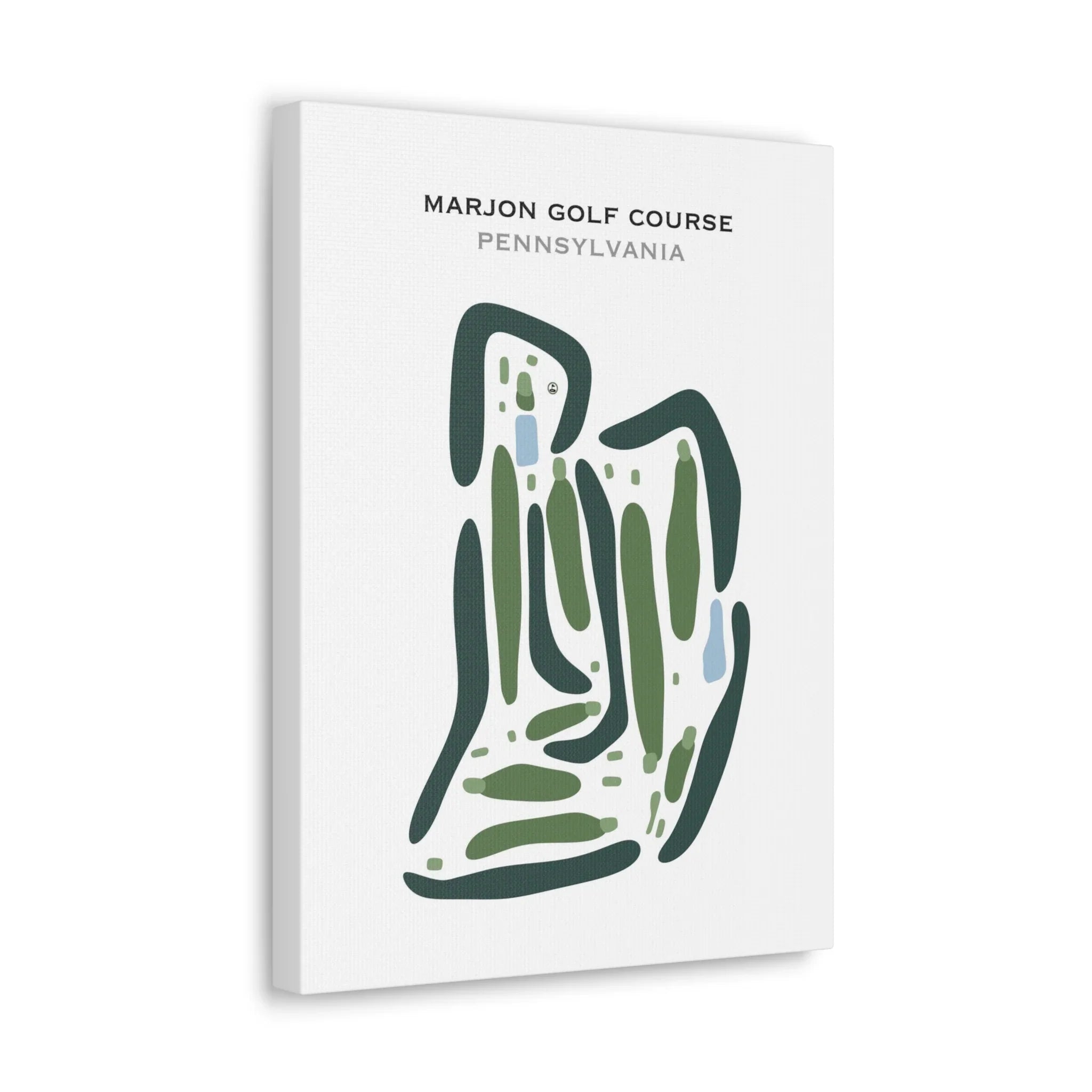 Marjon Golf Course, Pennsylvania - Printed Golf Courses