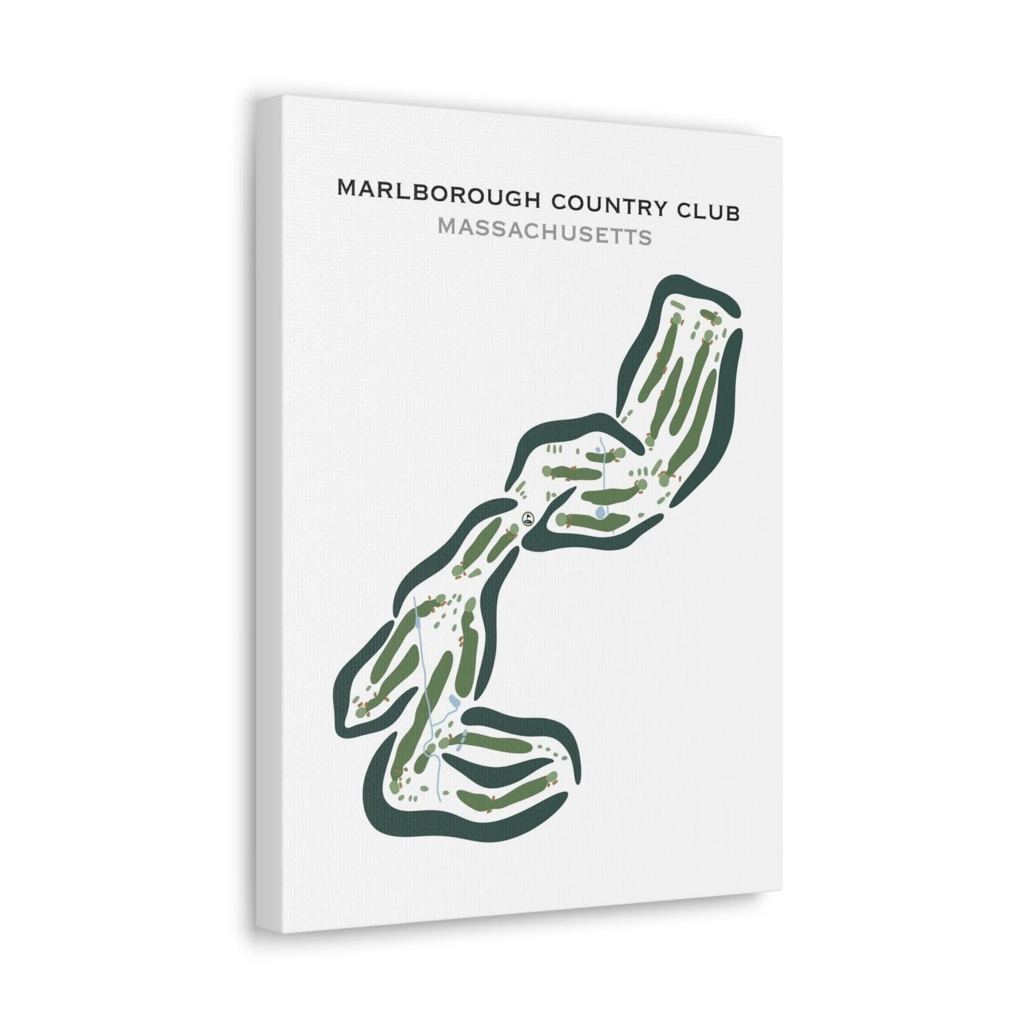 Marlborough Country Club, Massachusetts - Printed Golf Courses