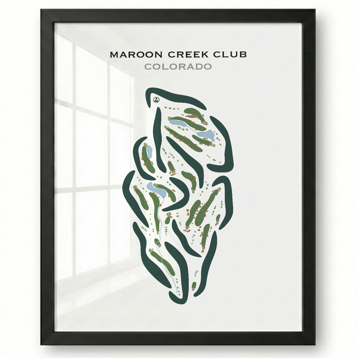 Maroon Creek Club, Colorado - Printed Golf Courses