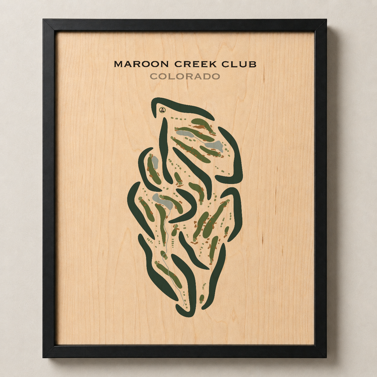 Maroon Creek Club, Colorado - Printed Golf Courses
