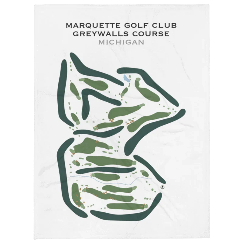 Marquette Golf Club Greywalls Course, Michigan - Printed Golf Courses