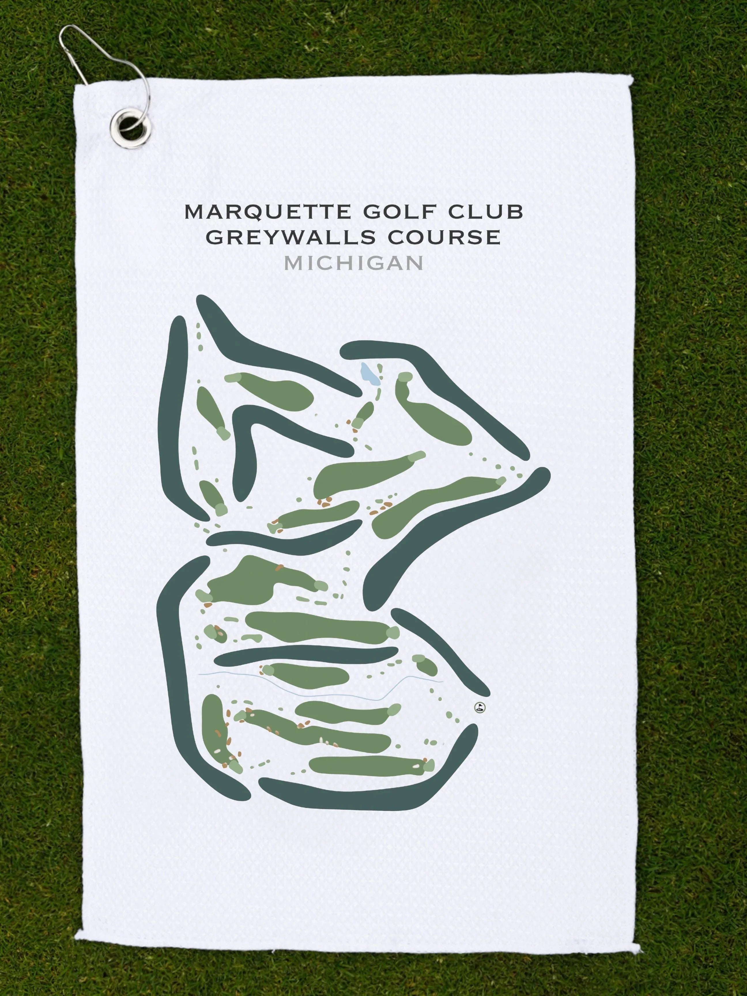 Marquette Golf Club Greywalls Course, Michigan - Printed Golf Courses