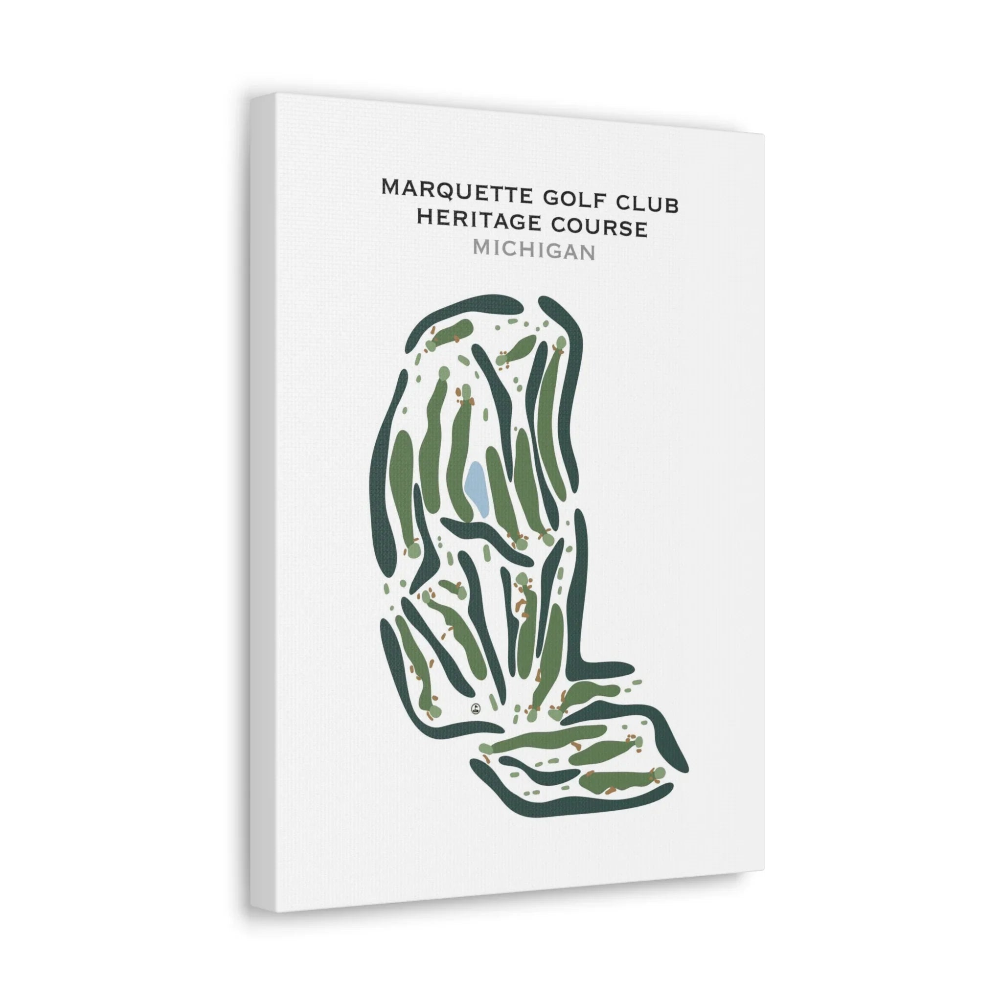 Marquette Golf Club, The Heritage Golf Course, Michigan - Printed Golf Course