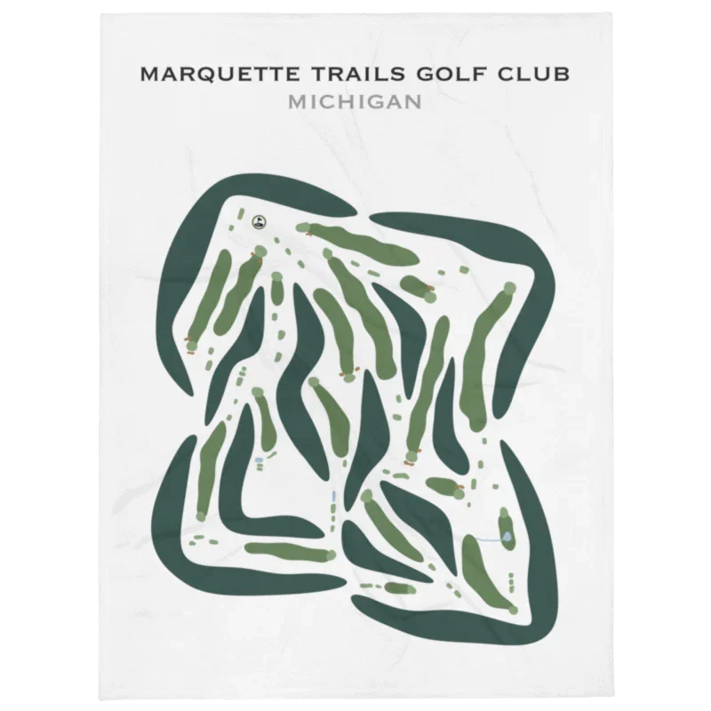 Marquette Trails Golf Club, Michigan - Printed Golf Courses