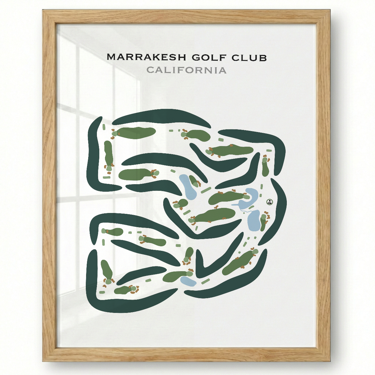 Marrakesh Golf Club, California - Printed Golf Courses