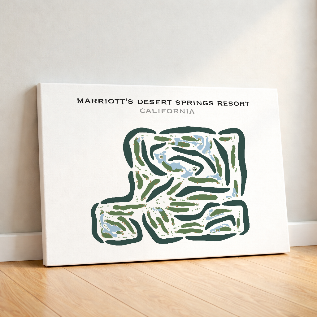 Marriott's Desert Springs Resort, California - Printed Golf Courses
