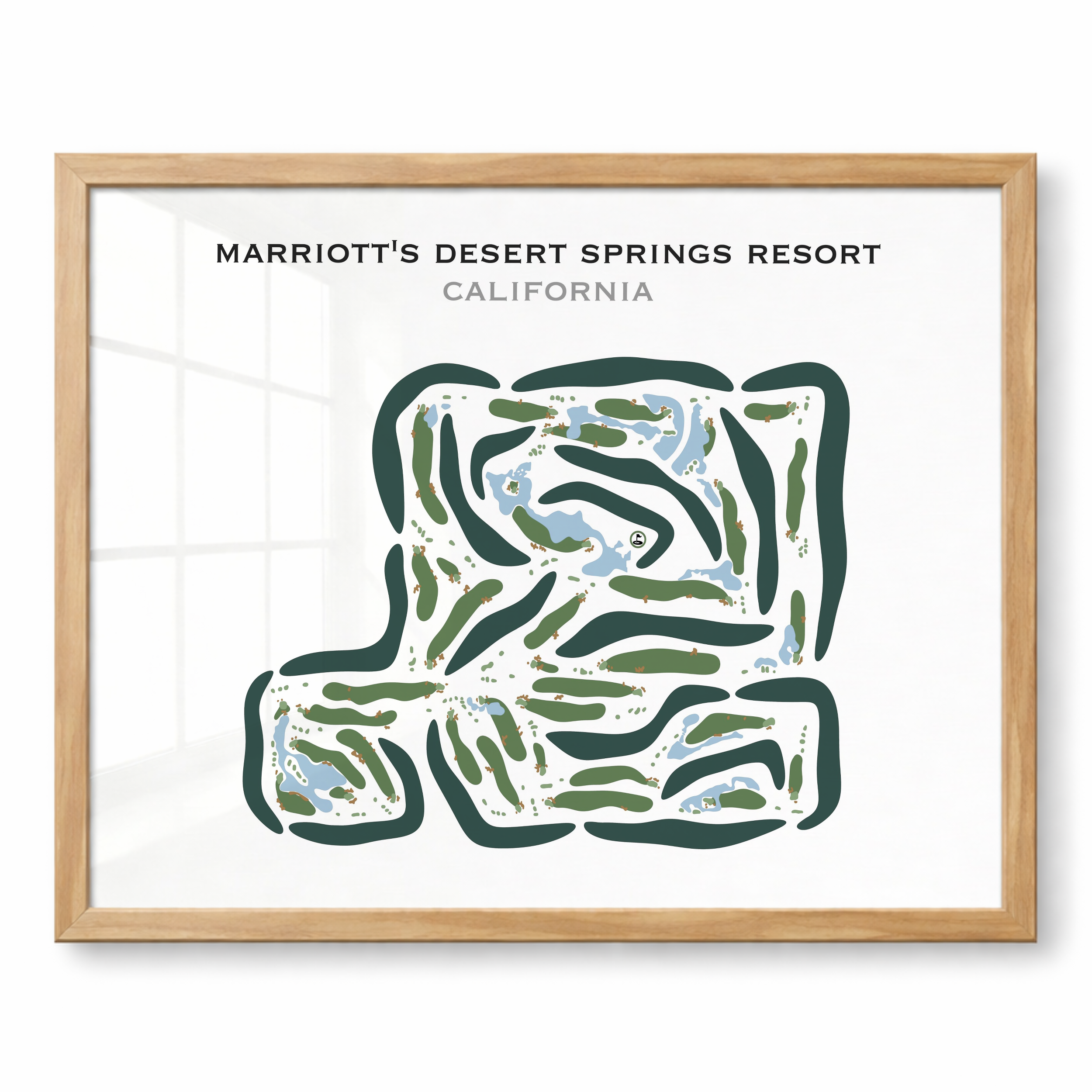 Marriott's Desert Springs Resort, California - Printed Golf Courses