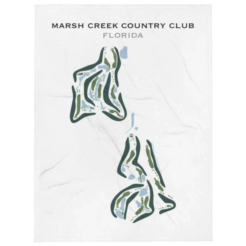 Marsh Creek Country Club, Florida - Printed Golf Course