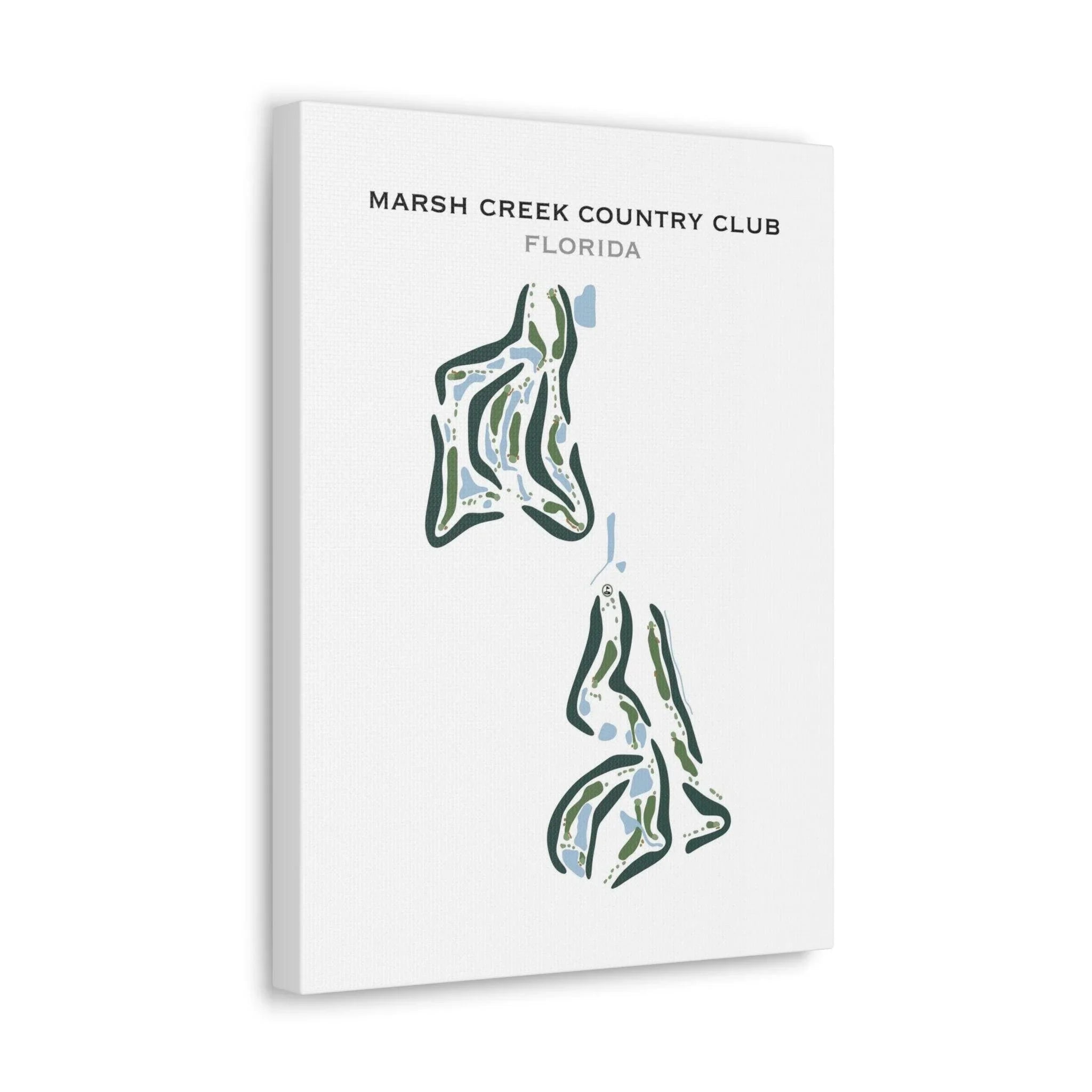 Marsh Creek Country Club, Florida - Printed Golf Course