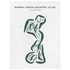 Marsh Creek Country Club, Florida - Printed Golf Course