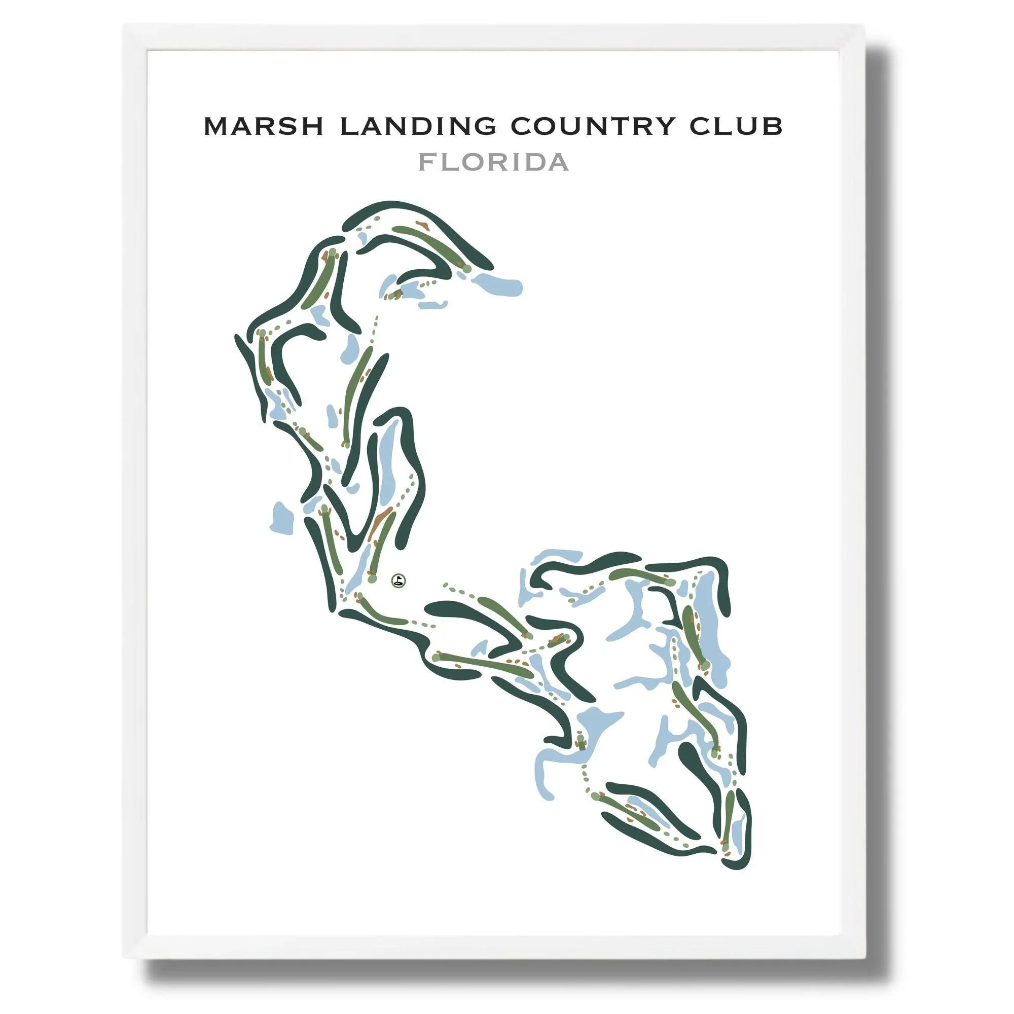 Marsh Landing Country Club, Florida - Printed Golf Courses