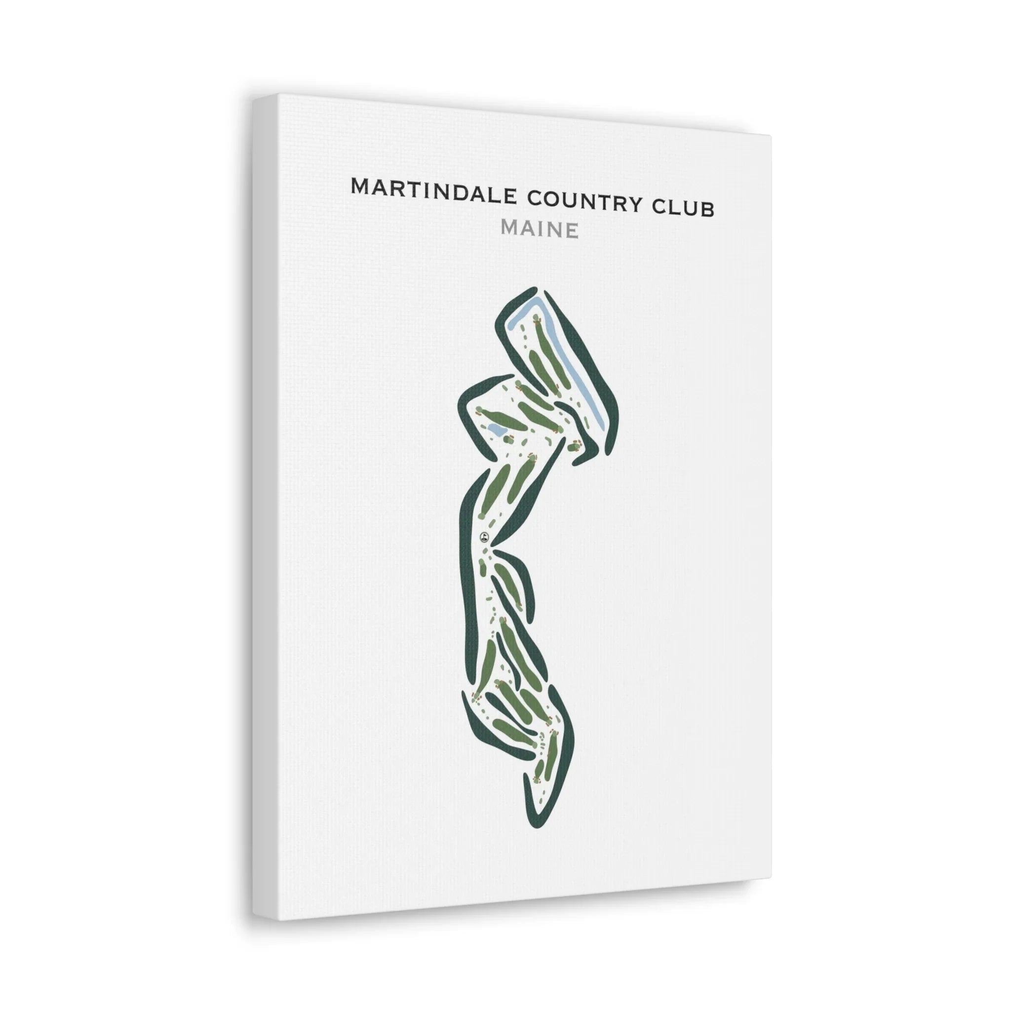 Martindale Country Club, Maine - Printed Golf Courses