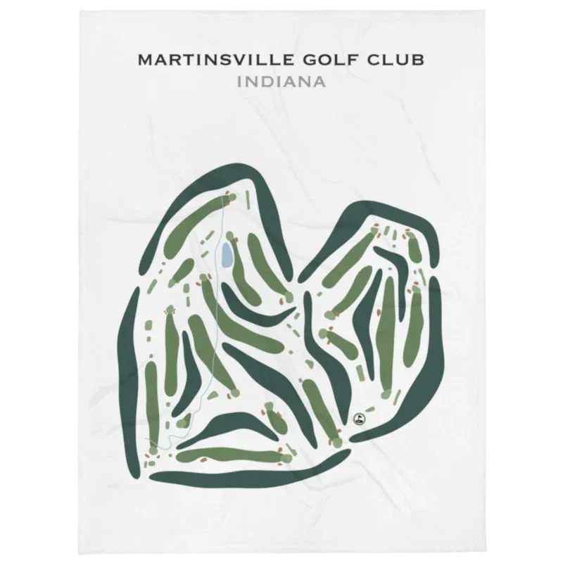 Martinsville Golf Club, Indiana - Printed Golf Courses