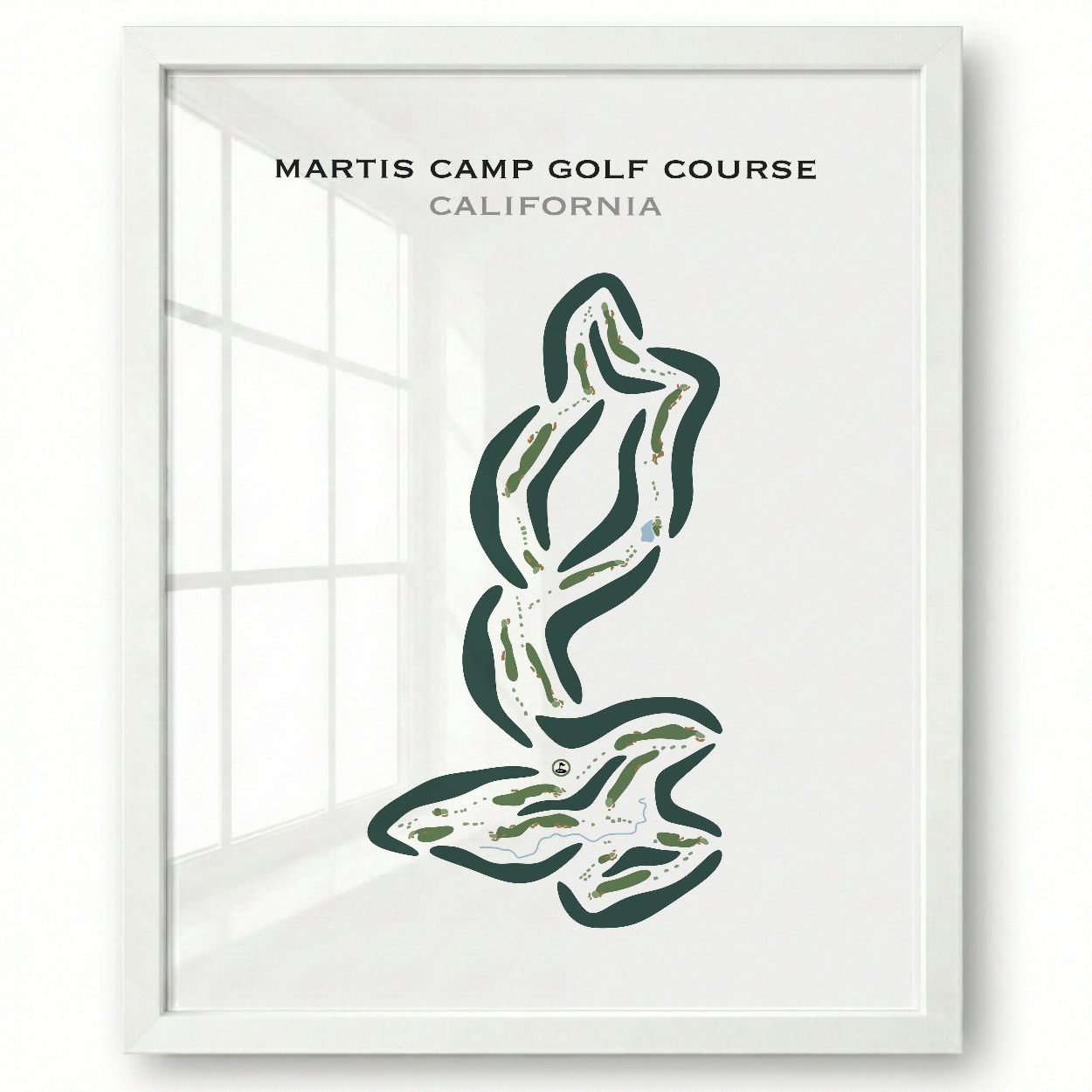Martis Camp Golf Course, California - Printed Golf Course