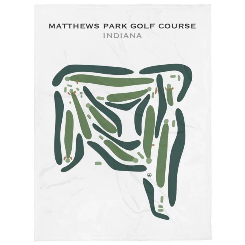 Matthews Park Golf Course, Indiana - Printed Golf Courses