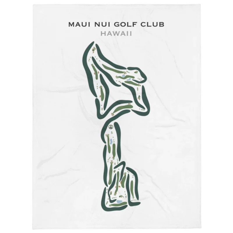 Maui Nui Golf Club, Hawaii - Printed Golf Courses
