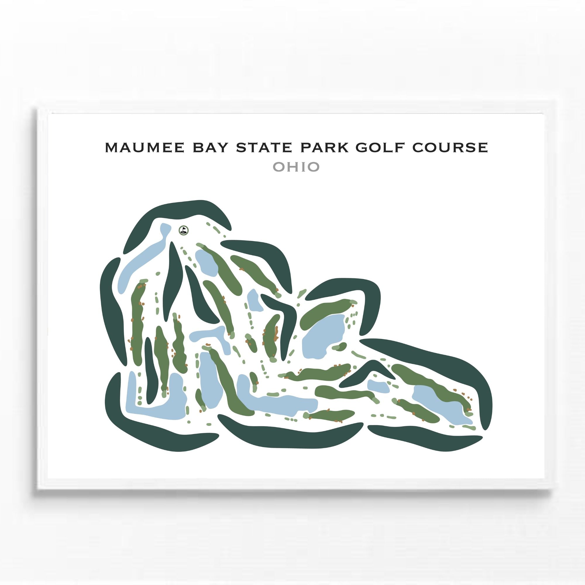 Maumee Bay State Park Golf Course, Ohio - Printed Golf Courses