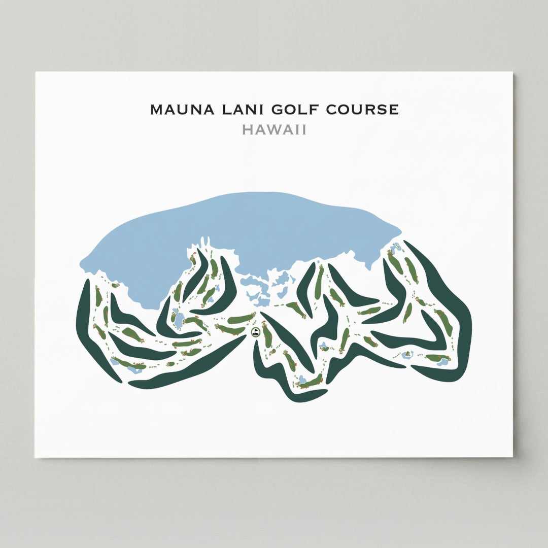 Mauna Lani Golf Course, Hawaii - Printed Golf Courses