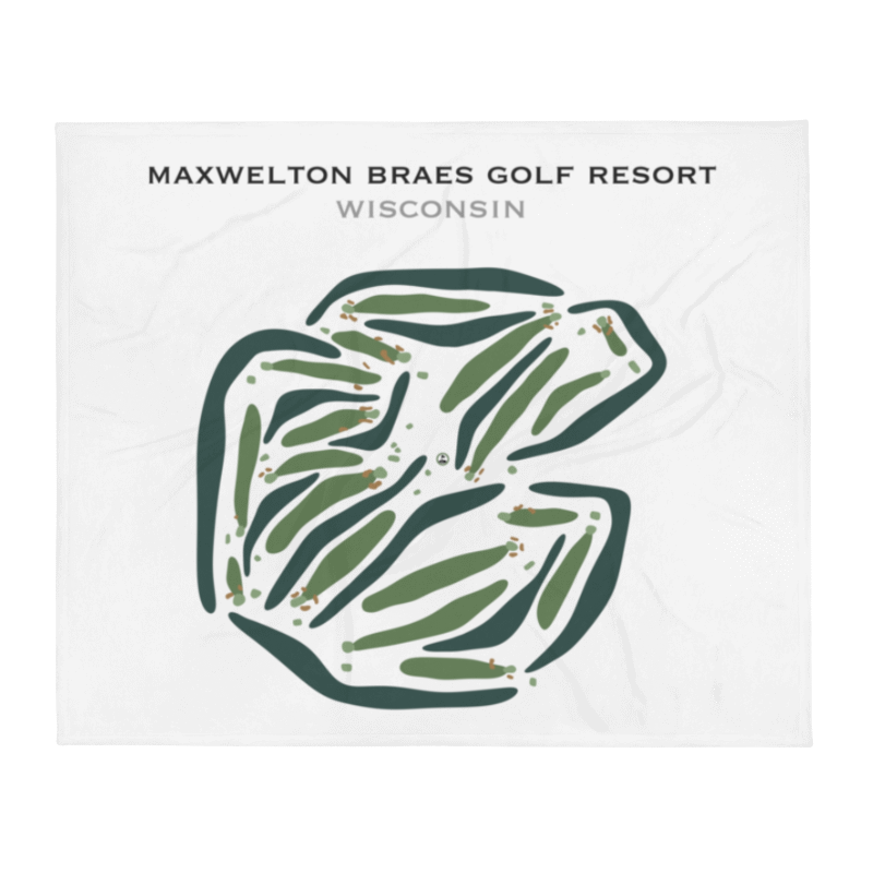 Maxwelton Braes Golf Resort, Wisconsin - Printed Golf Courses