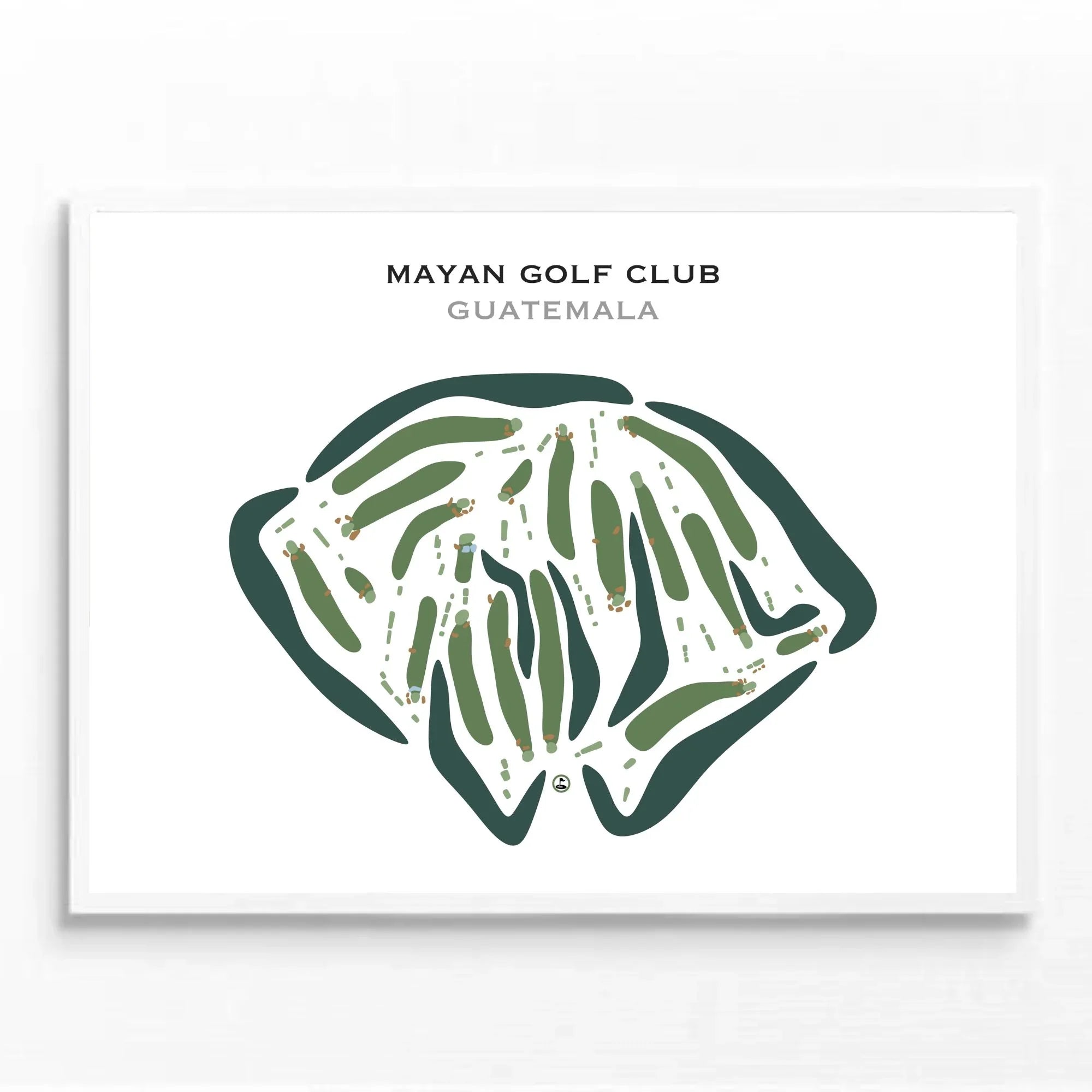 Mayan Golf Club, Guatemala - Printed Golf Courses