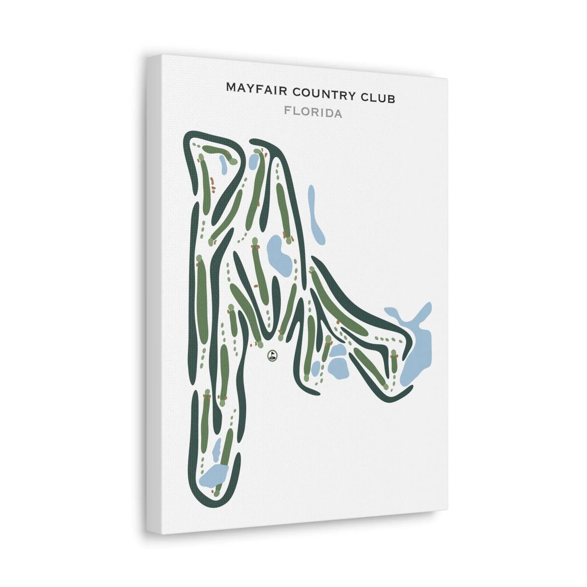 Mayfair Country Club, Florida - Printed Golf Courses
