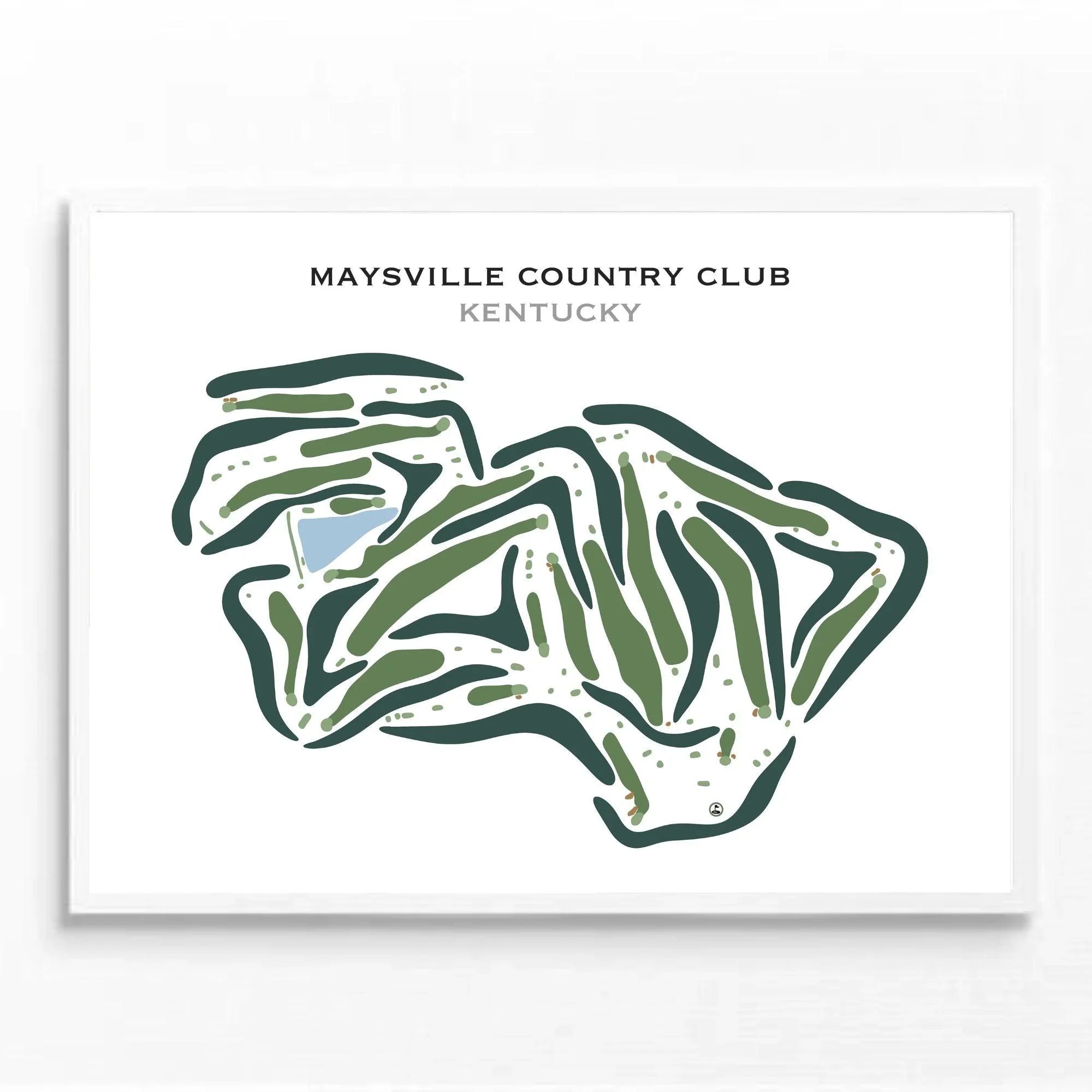 Maysville Country Club, Kentucky - Printed Golf Course
