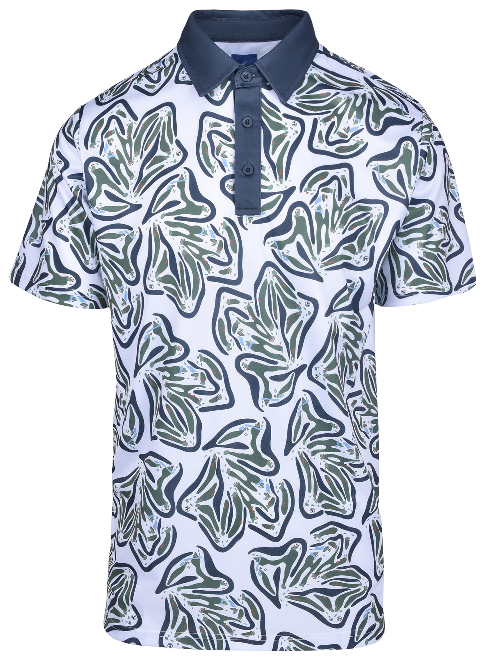 May The Course Be With You Men's Golf Polo Shirt by ReadyGOLF