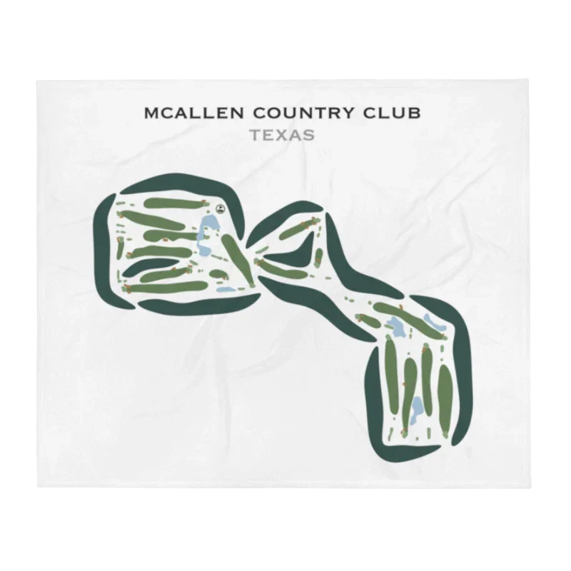 McAllen Country Club, Texas - Printed Golf Courses