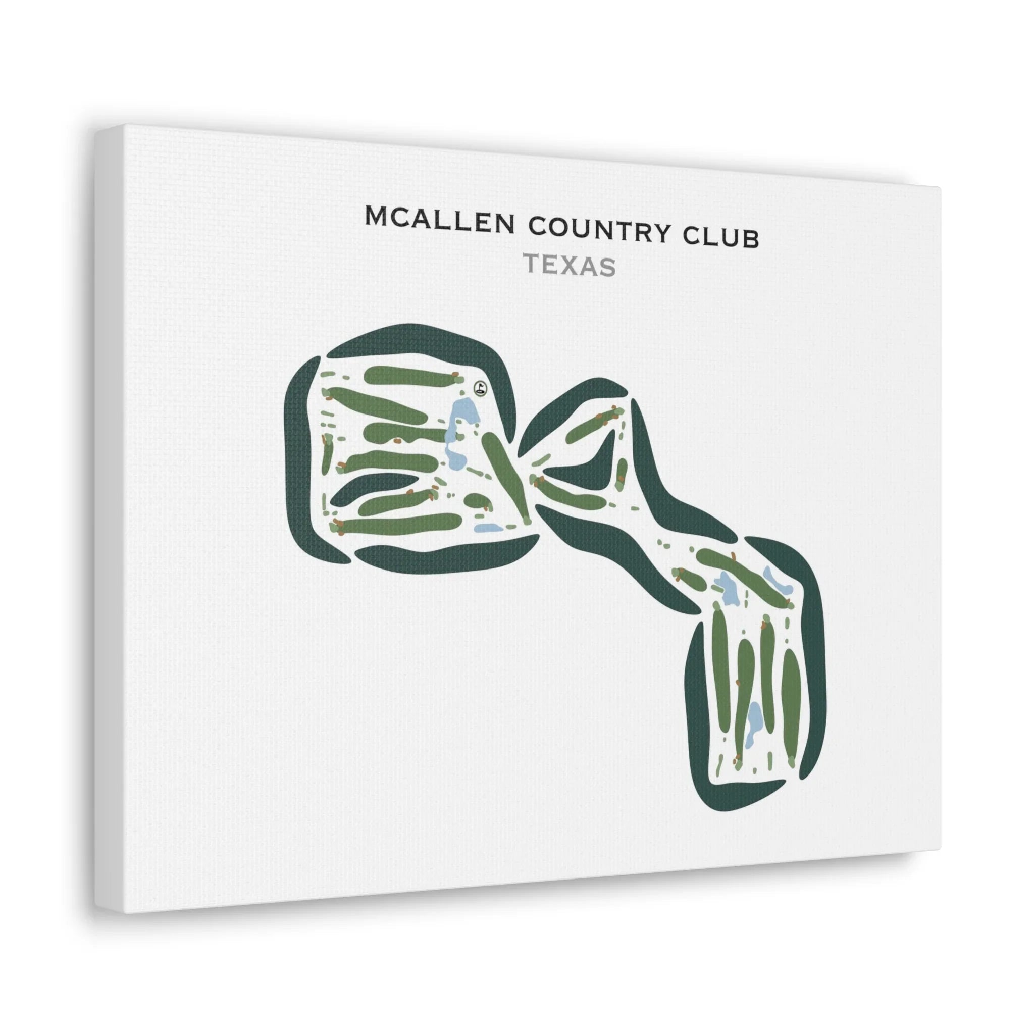 McAllen Country Club, Texas - Printed Golf Courses