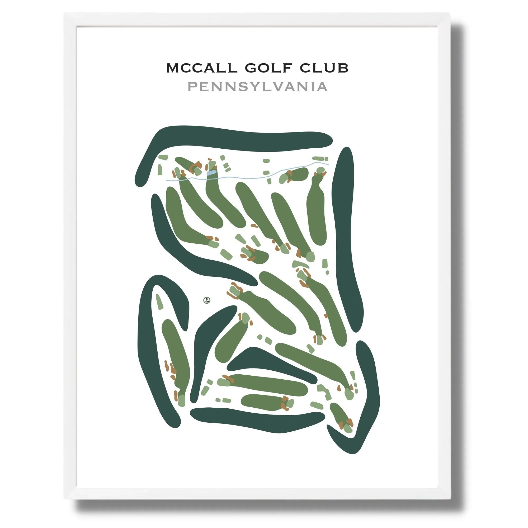 McCall Golf Club, Pennsylvania - Printed Golf Courses