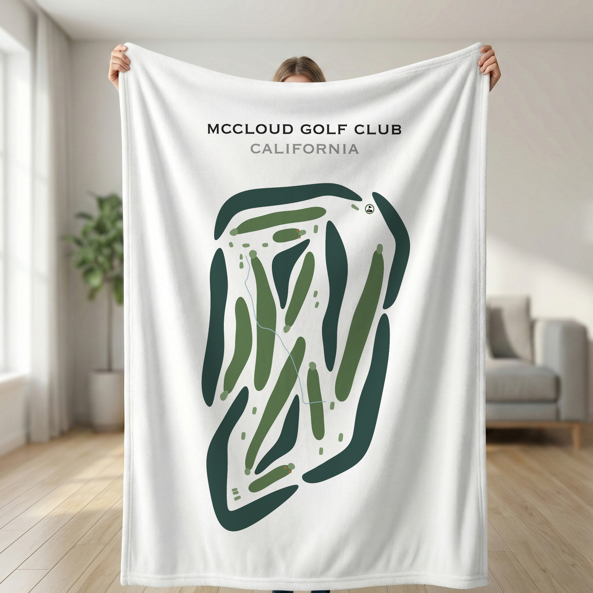 McCloud Golf Club, California - Printed Golf Courses