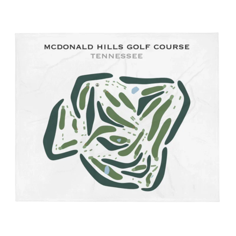 McDonald Hills Golf Course, Tennessee - Printed Golf Course