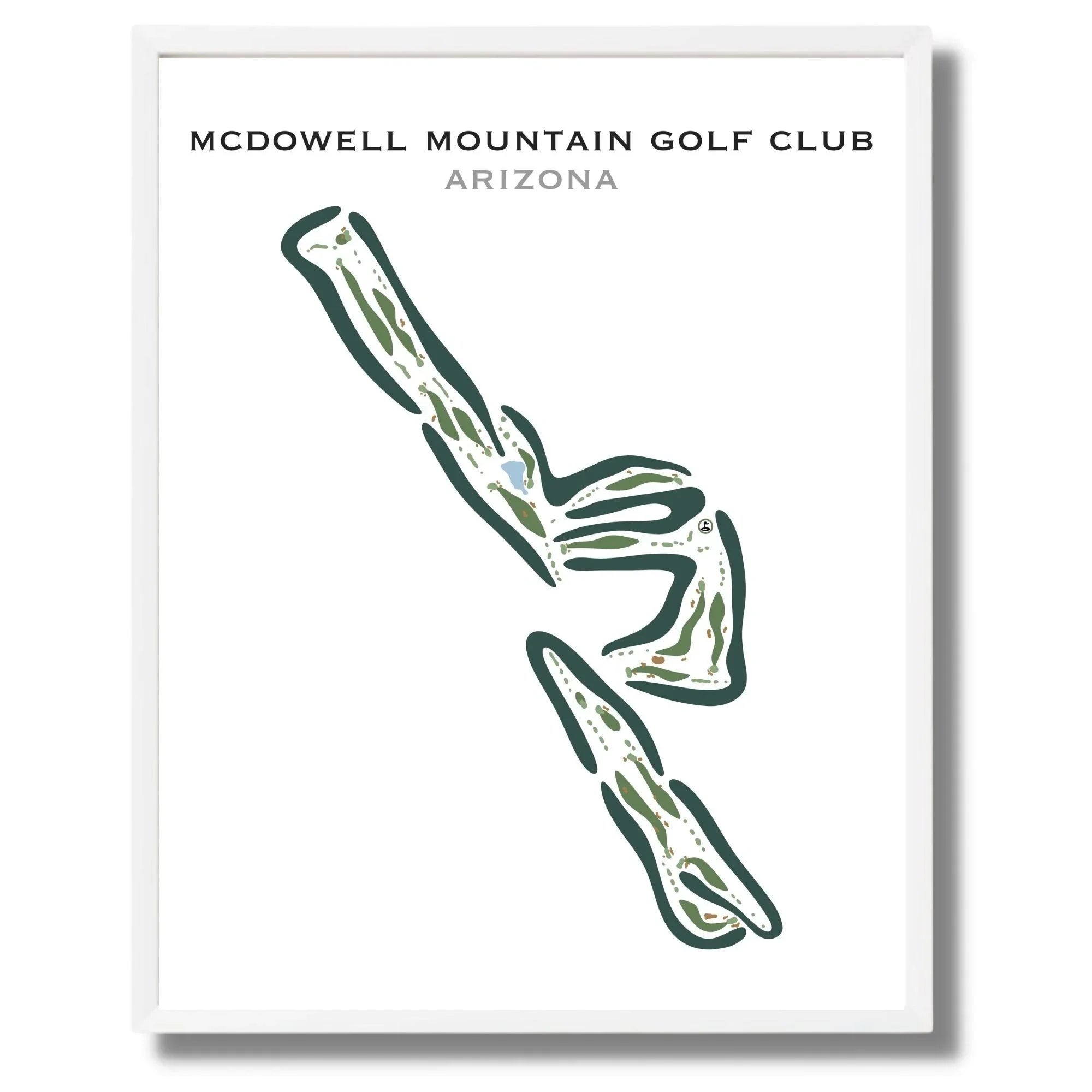 McDowell Mountain Golf Club, Arizona - Printed Golf Courses