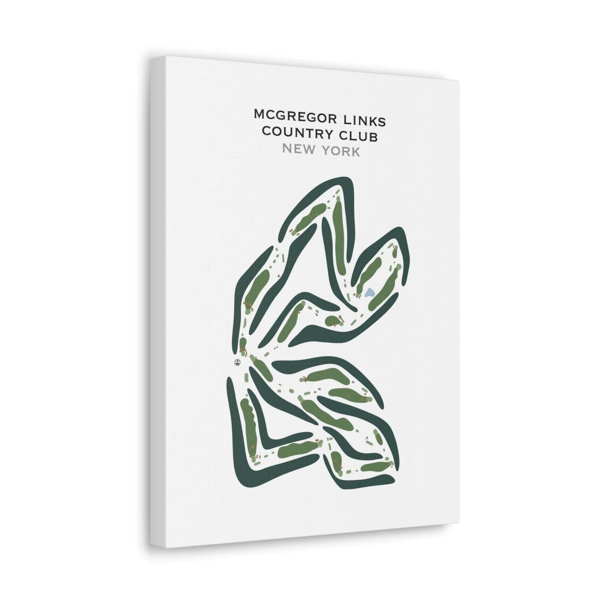 McGregor Links Country Club, New York - Printed Golf Course