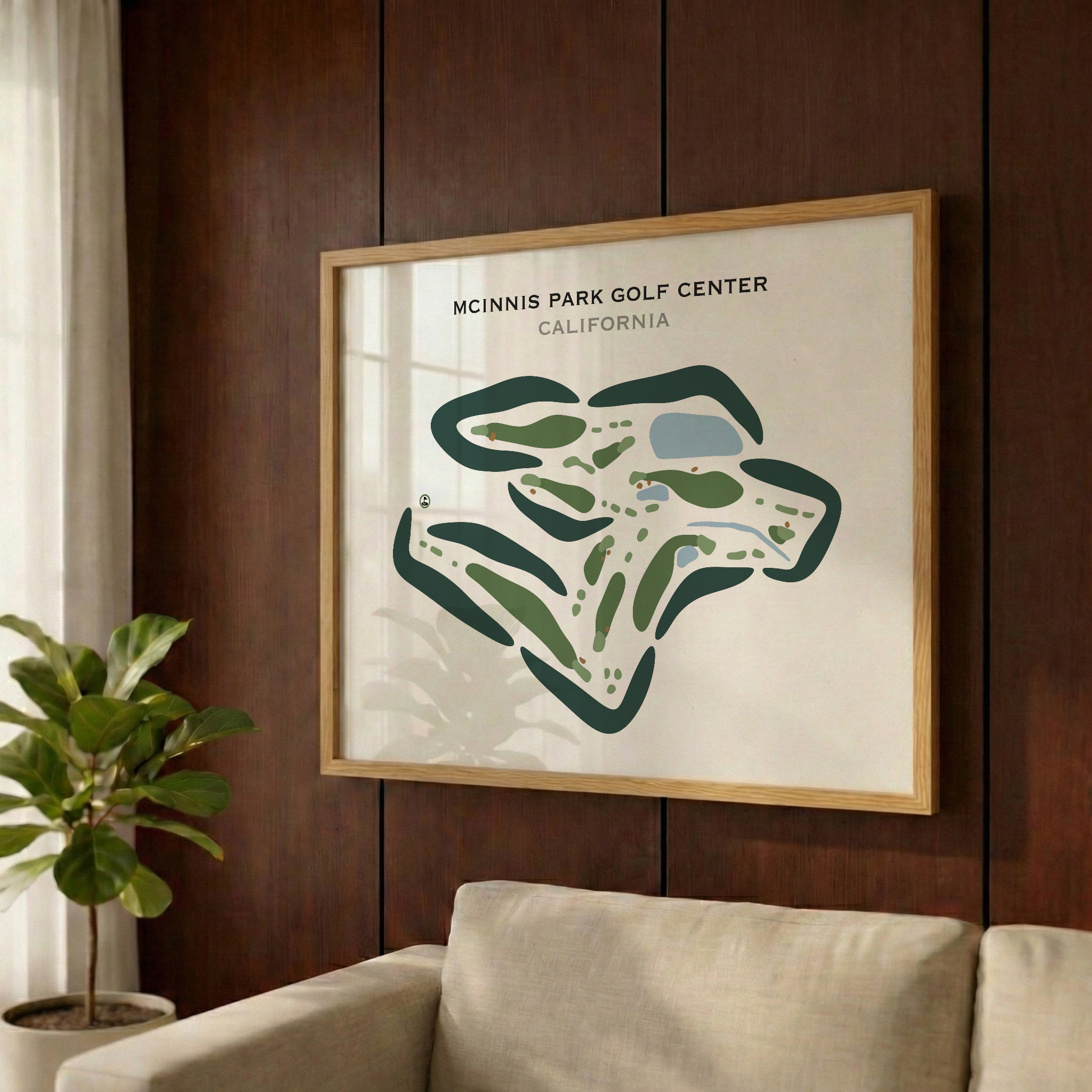 McInnis Park Golf Center, California - Printed Golf Courses
