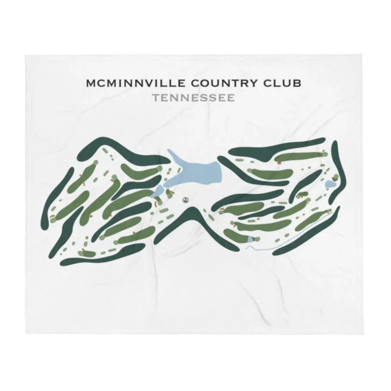 McMinnville Country Club, Tennessee - Printed Golf Course
