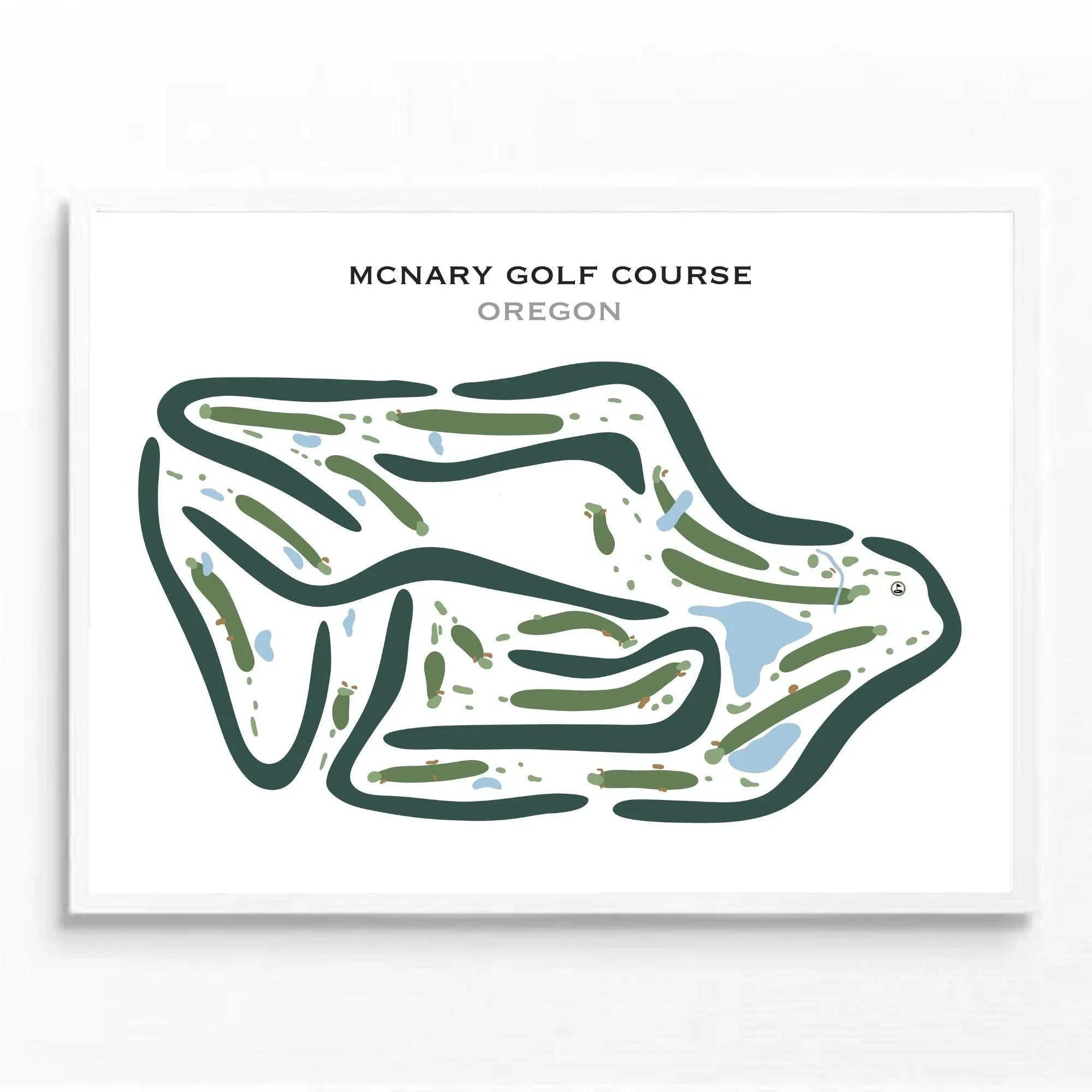 McNary Golf Club, Oregon - Printed Golf Courses
