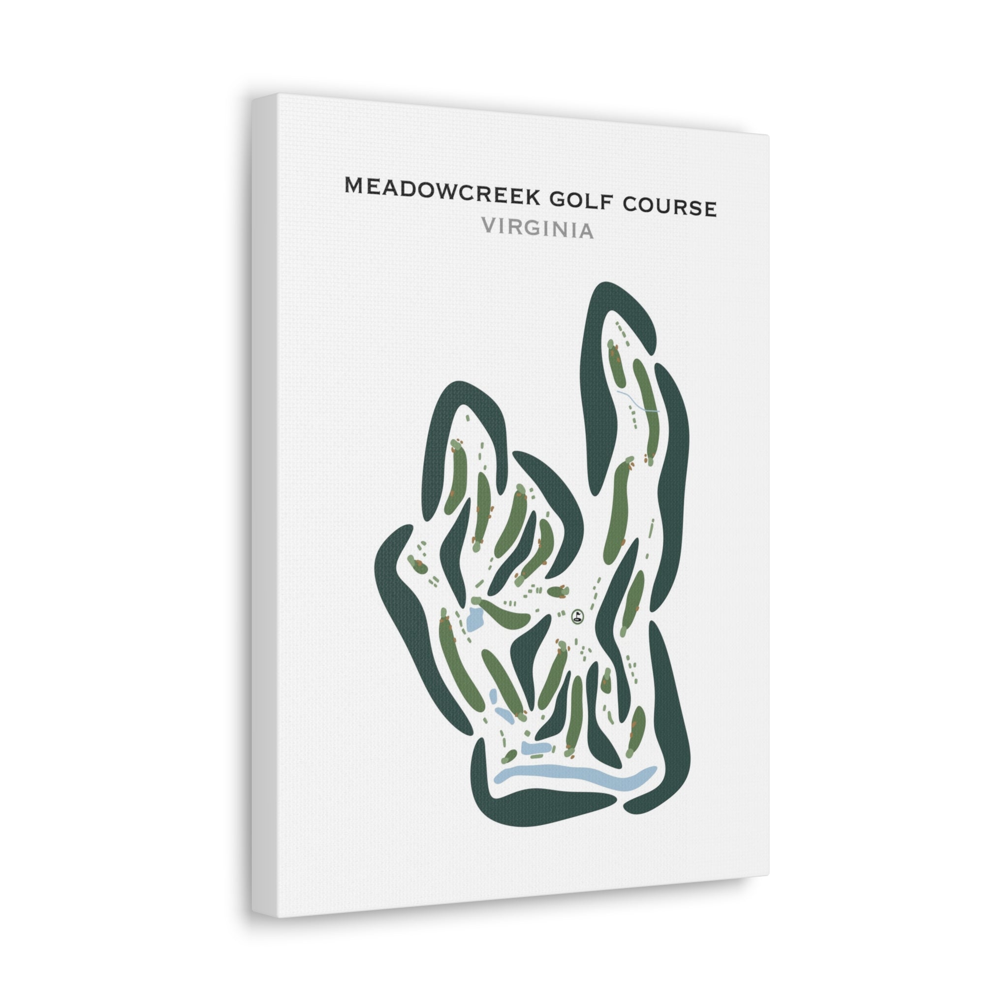 Meadowcreek Golf Course, Virginia - Printed Golf Courses