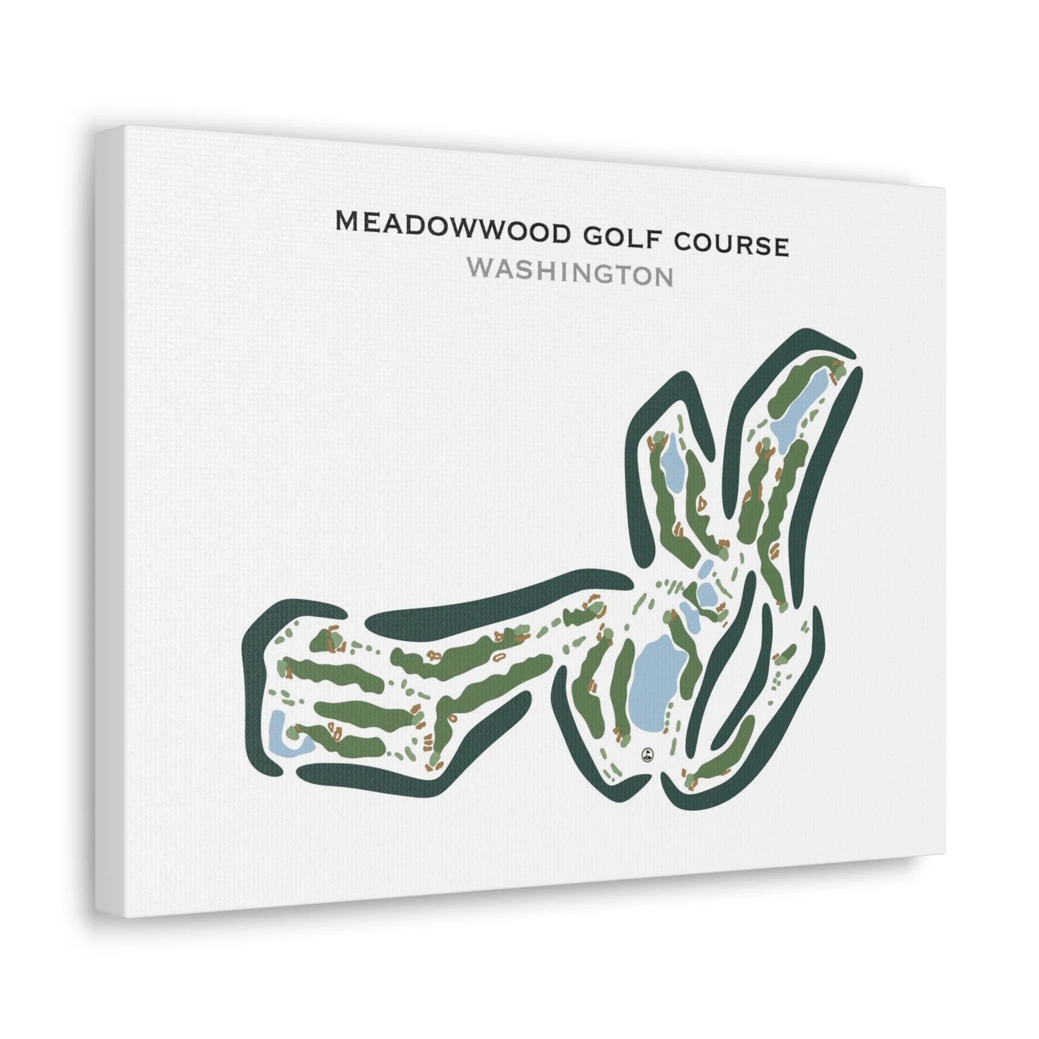 MeadowWood Golf Course, Washington - Printed Golf Courses