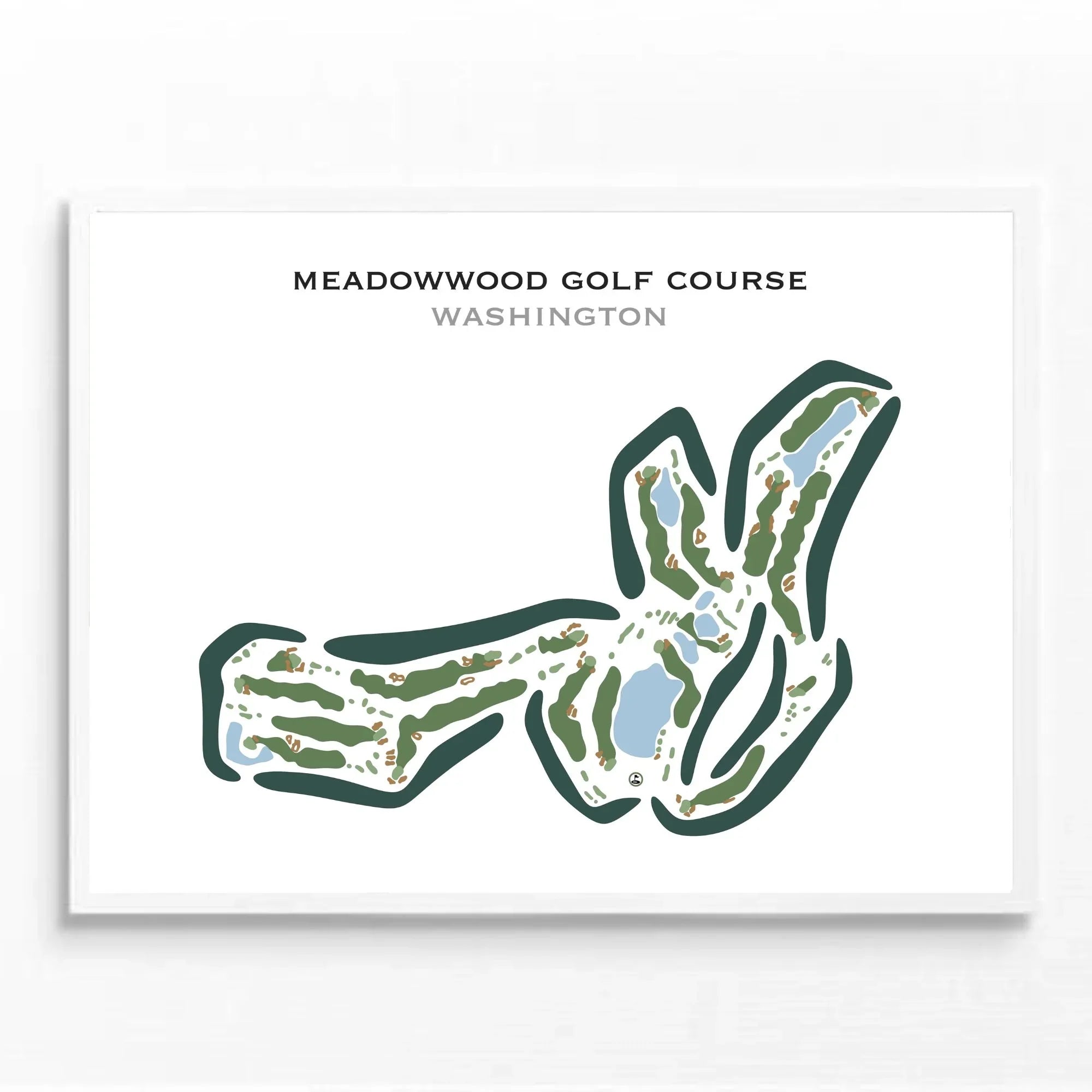 MeadowWood Golf Course, Washington - Printed Golf Courses