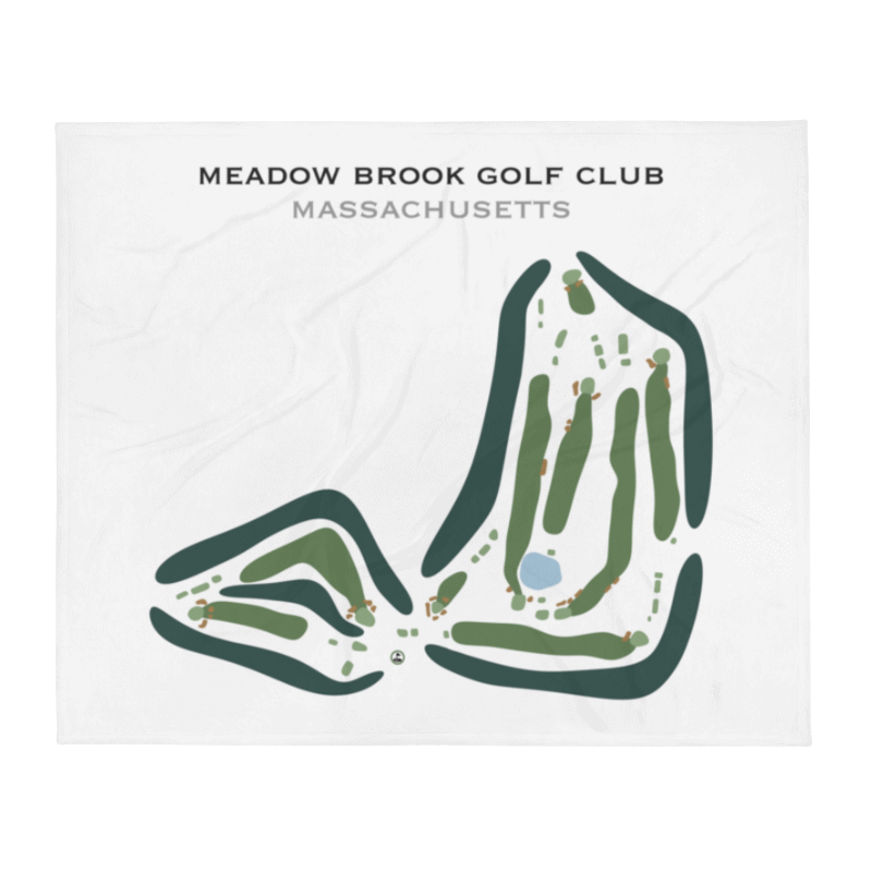 Meadow Brook Golf Club, Massachusetts - Printed Golf Courses