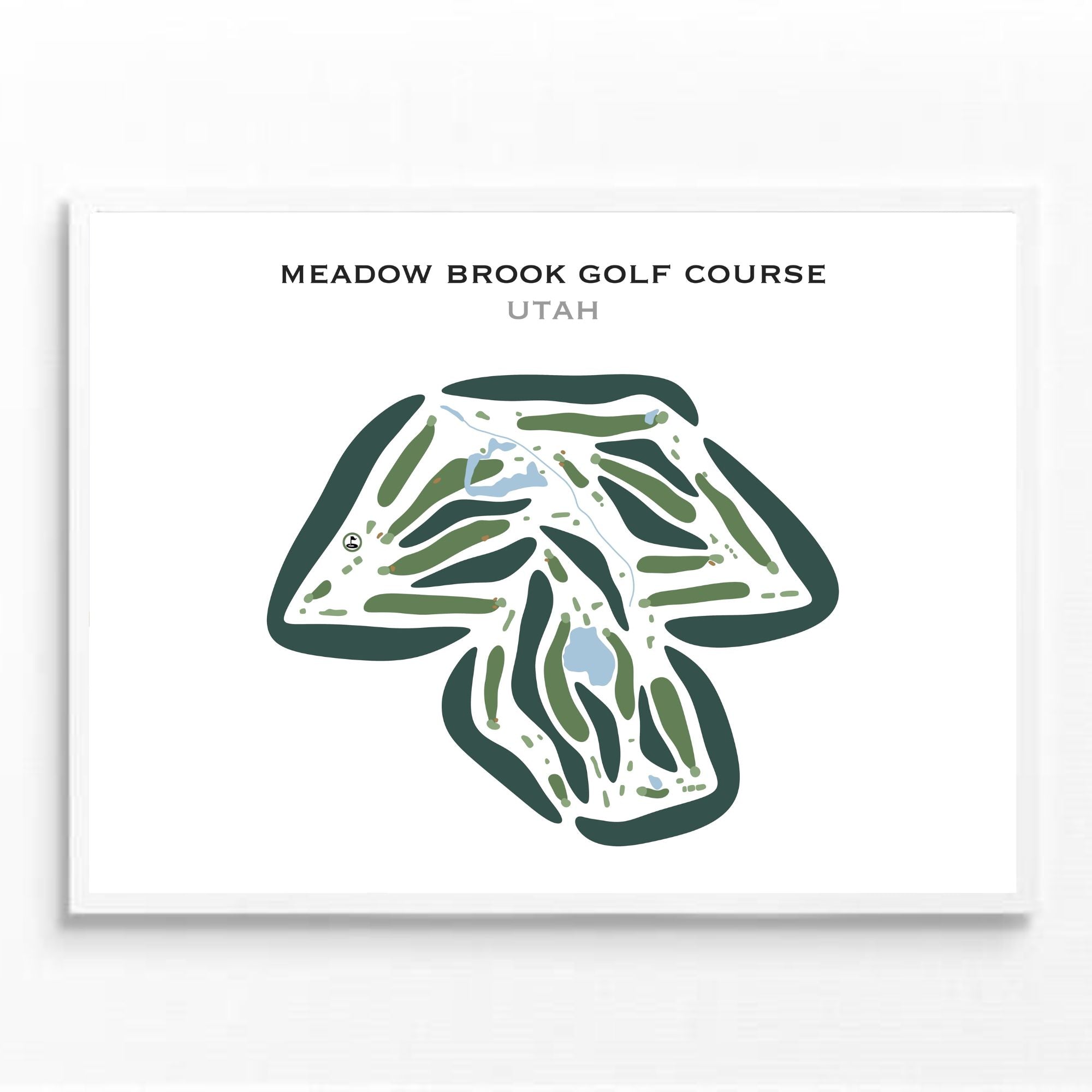 Meadow Brook Golf Course, Utah - Printed Golf Courses
