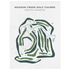 Meadow Creek Golf Course, South Dakota - Printed Golf Courses