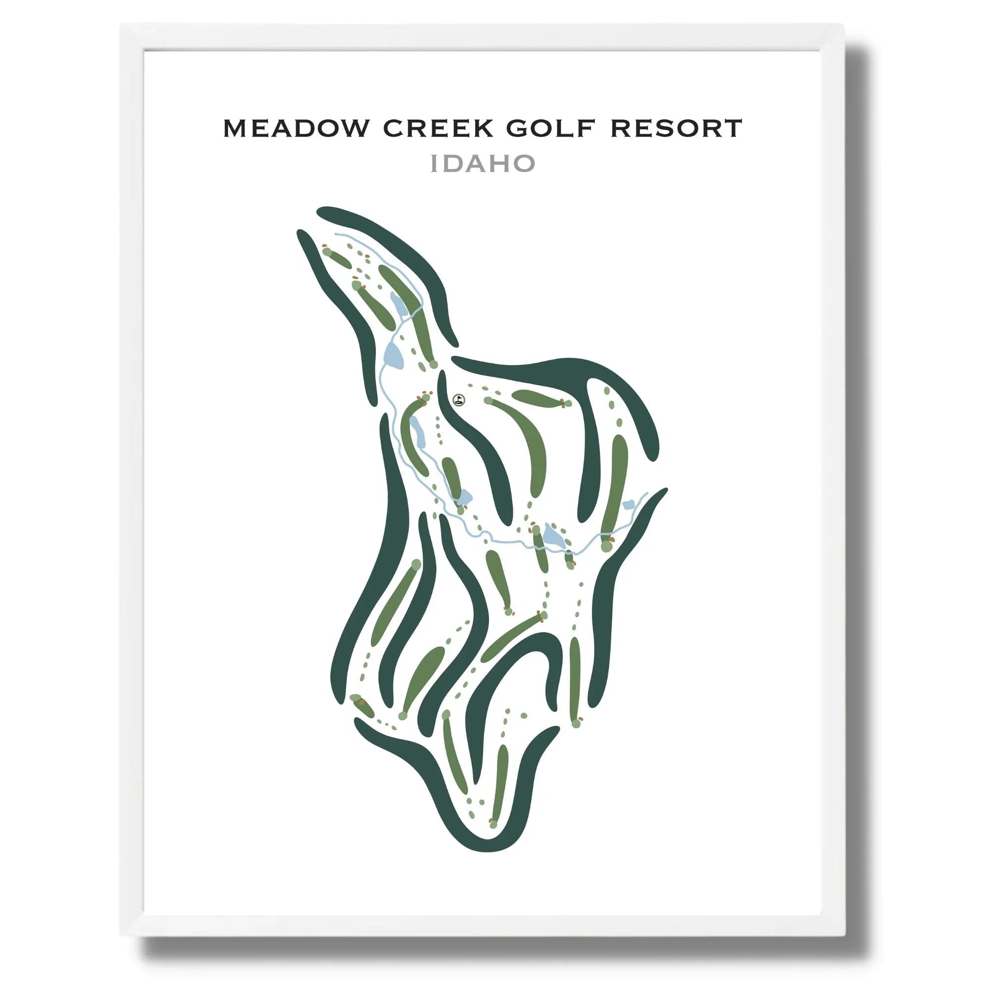 Meadow Creek Golf Resort, Idaho - Printed Golf Courses