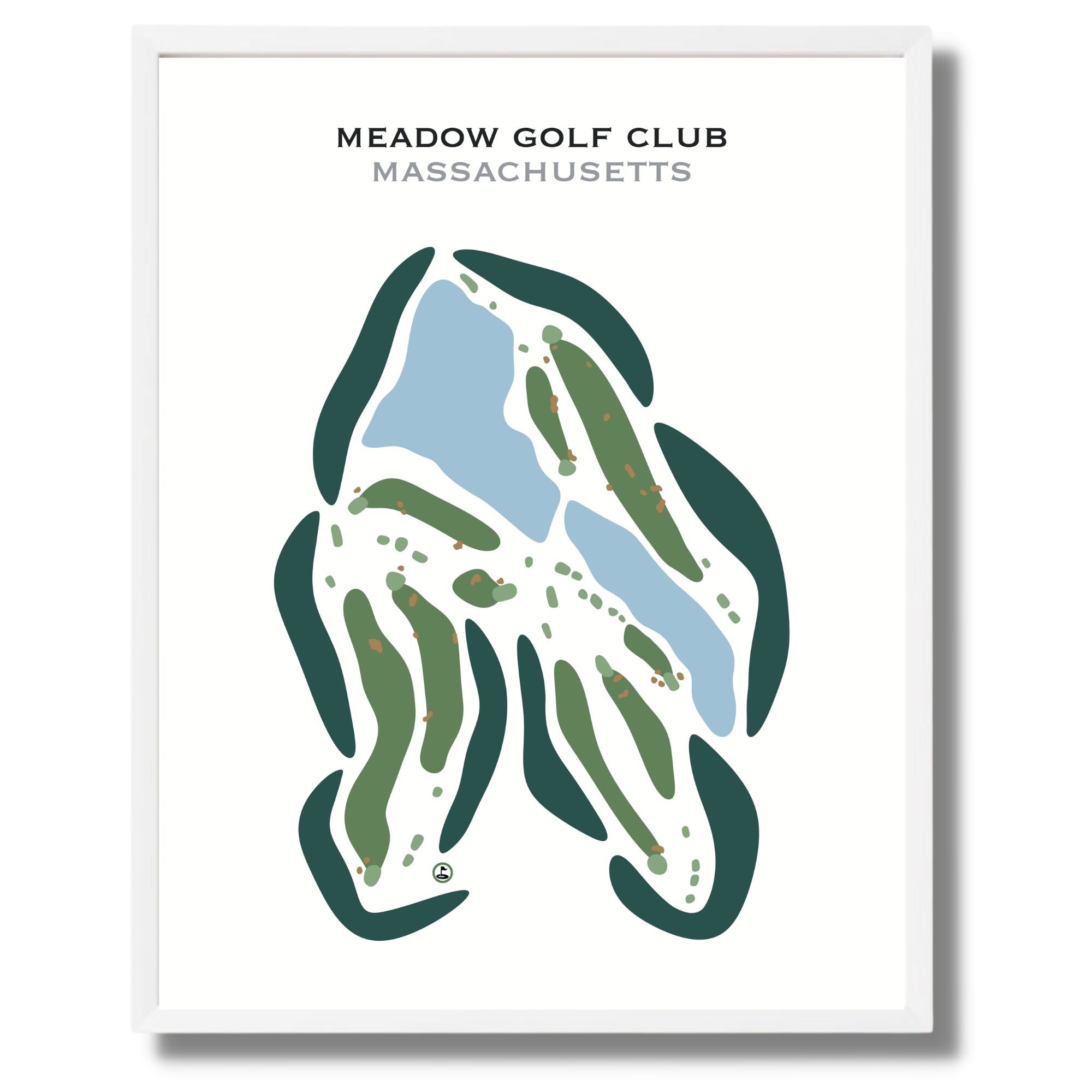Meadow Golf Club, Massachusetts - Printed Golf Courses