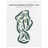 Meadow Greens Country Club, North Carolina - Printed Golf Courses