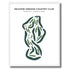 Meadow Greens Country Club, North Carolina - Printed Golf Courses