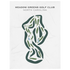 Meadow Greens Golf Club, North Carolina - Printed Golf Courses
